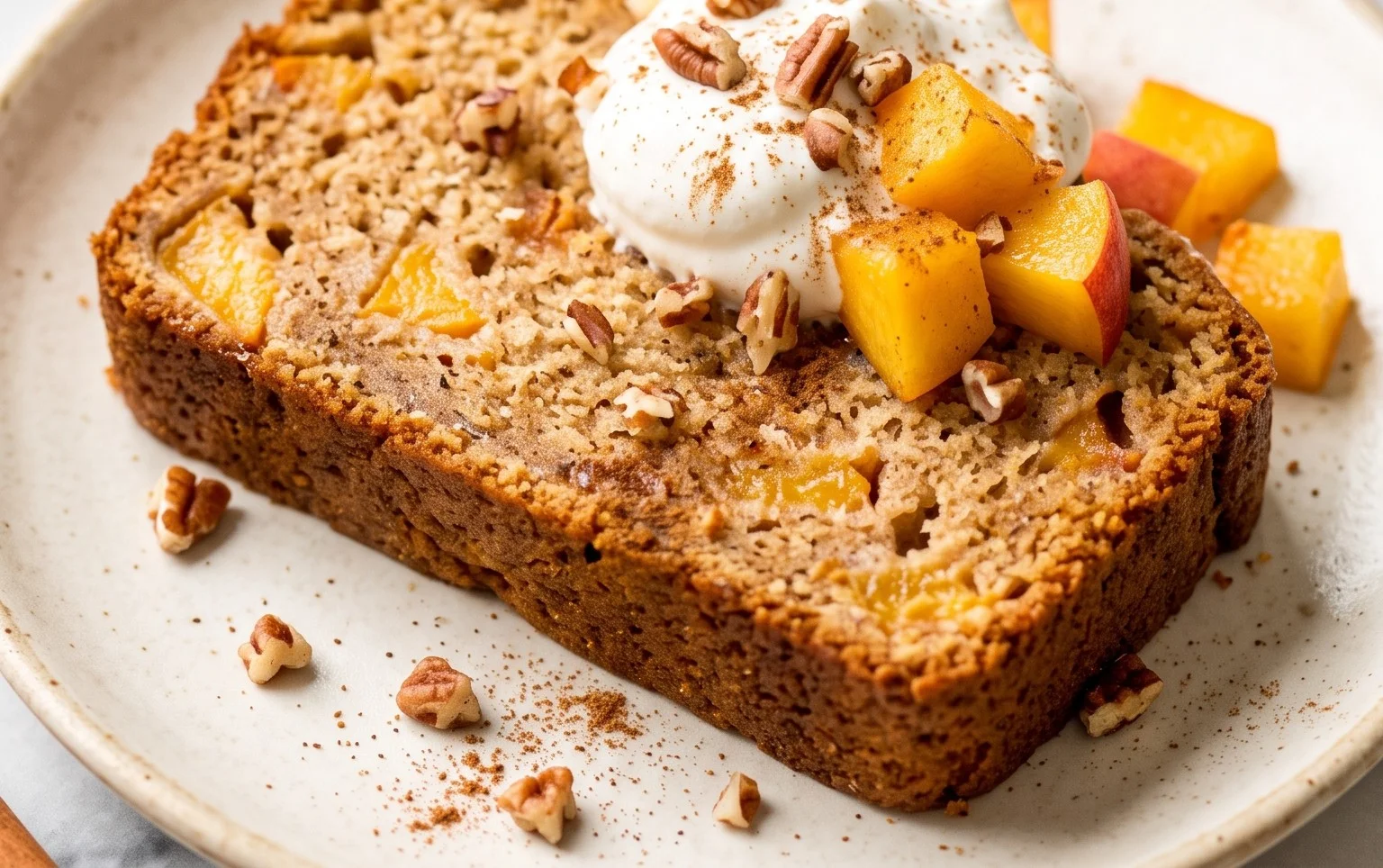 Spiced Peach Bread