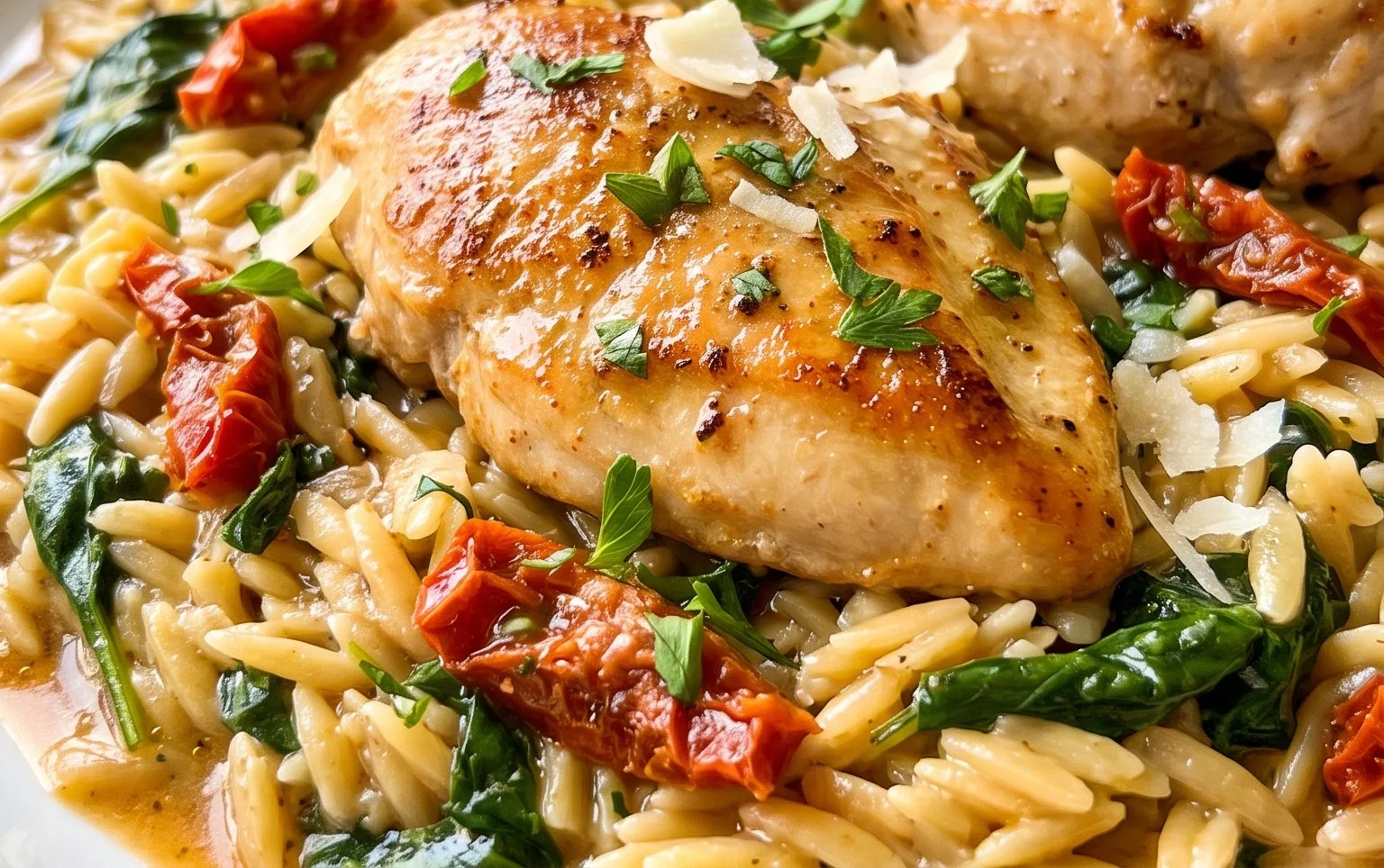 Chicken Orzo (30-Minutes, One-Pan)