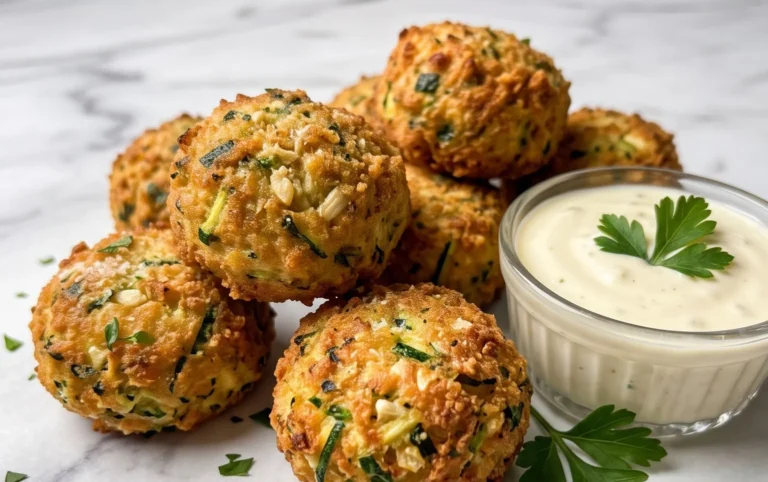Zucchini Garlic Bites