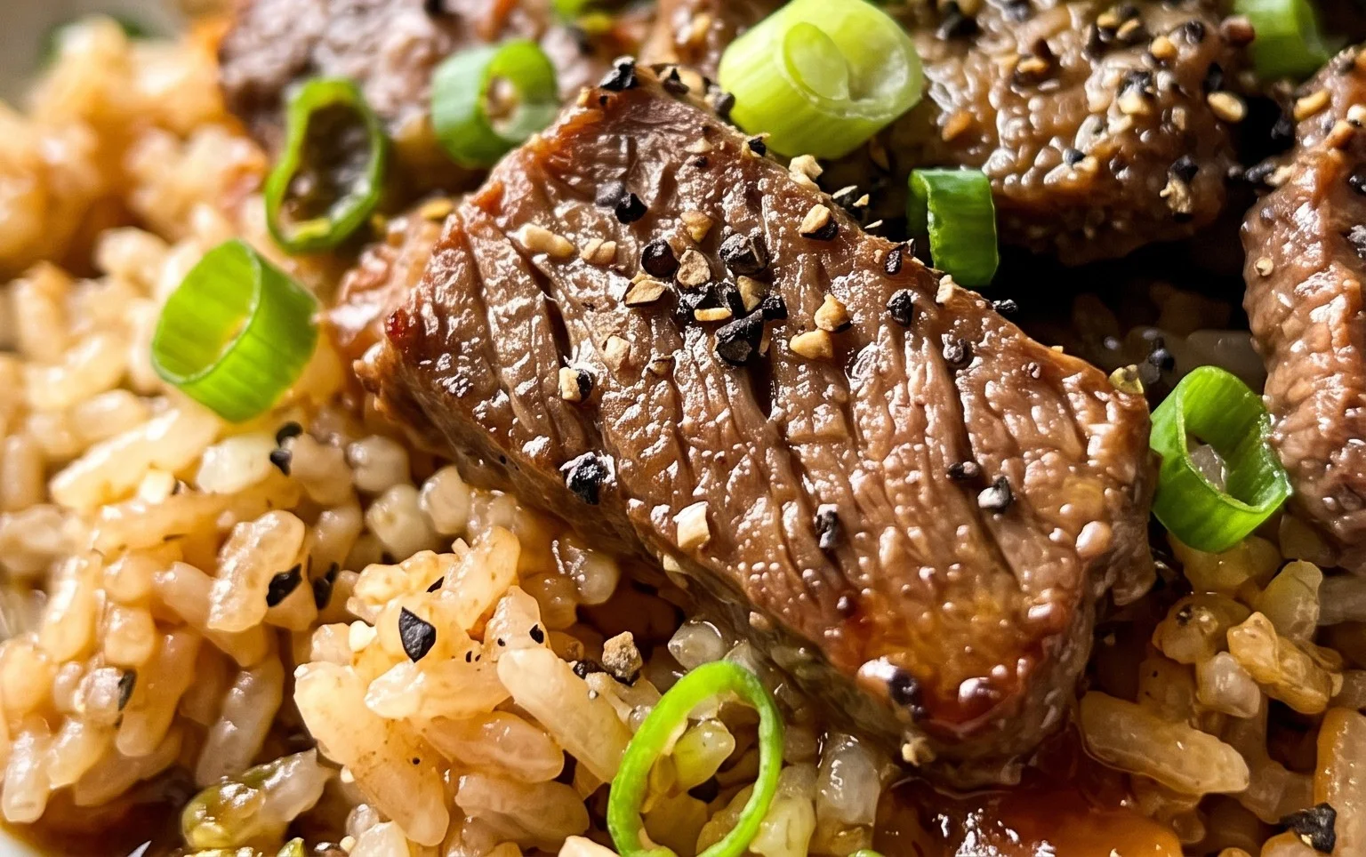 Beef Pepper Rice Bowl is a delicious meal option.