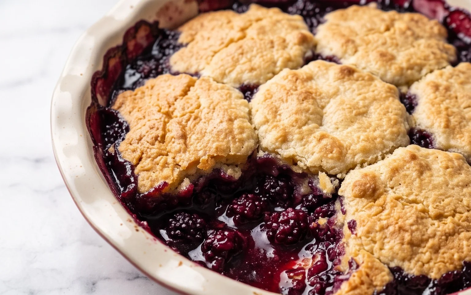 The Pioneer Women's Blackberry Cobbler