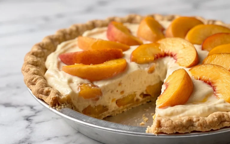 Peaches and Cream Pie