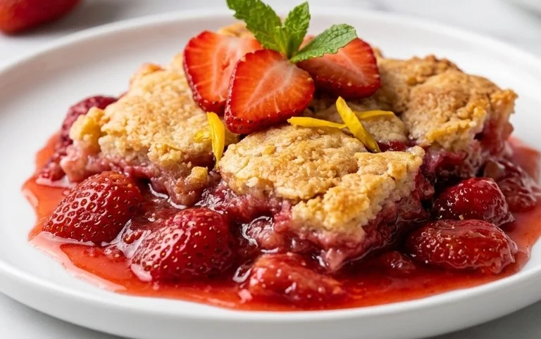 Strawberry Cobbler