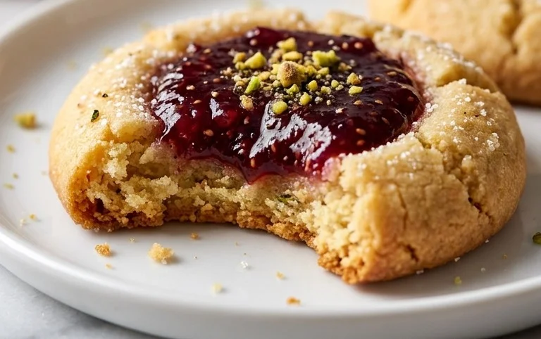 Cardamom Fig Thumbprint Cookies