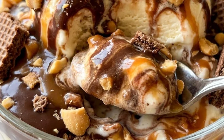 Buster Bar Ice Cream Dessert