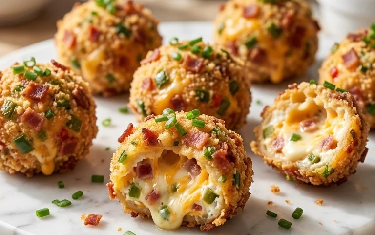Beef Bacon Jalapeño Popper Cheese Balls