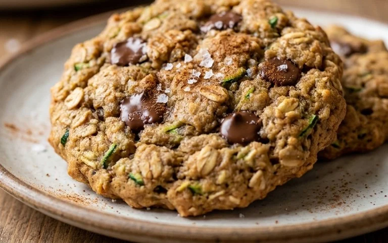 Healthy Zucchini Oatmeal Cookies