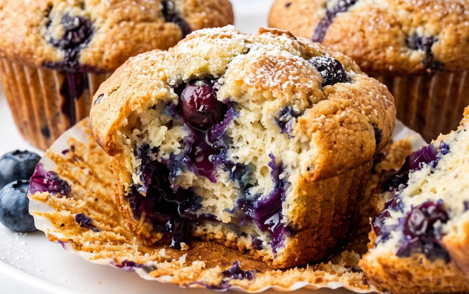 Homemade Blueberry Muffins
