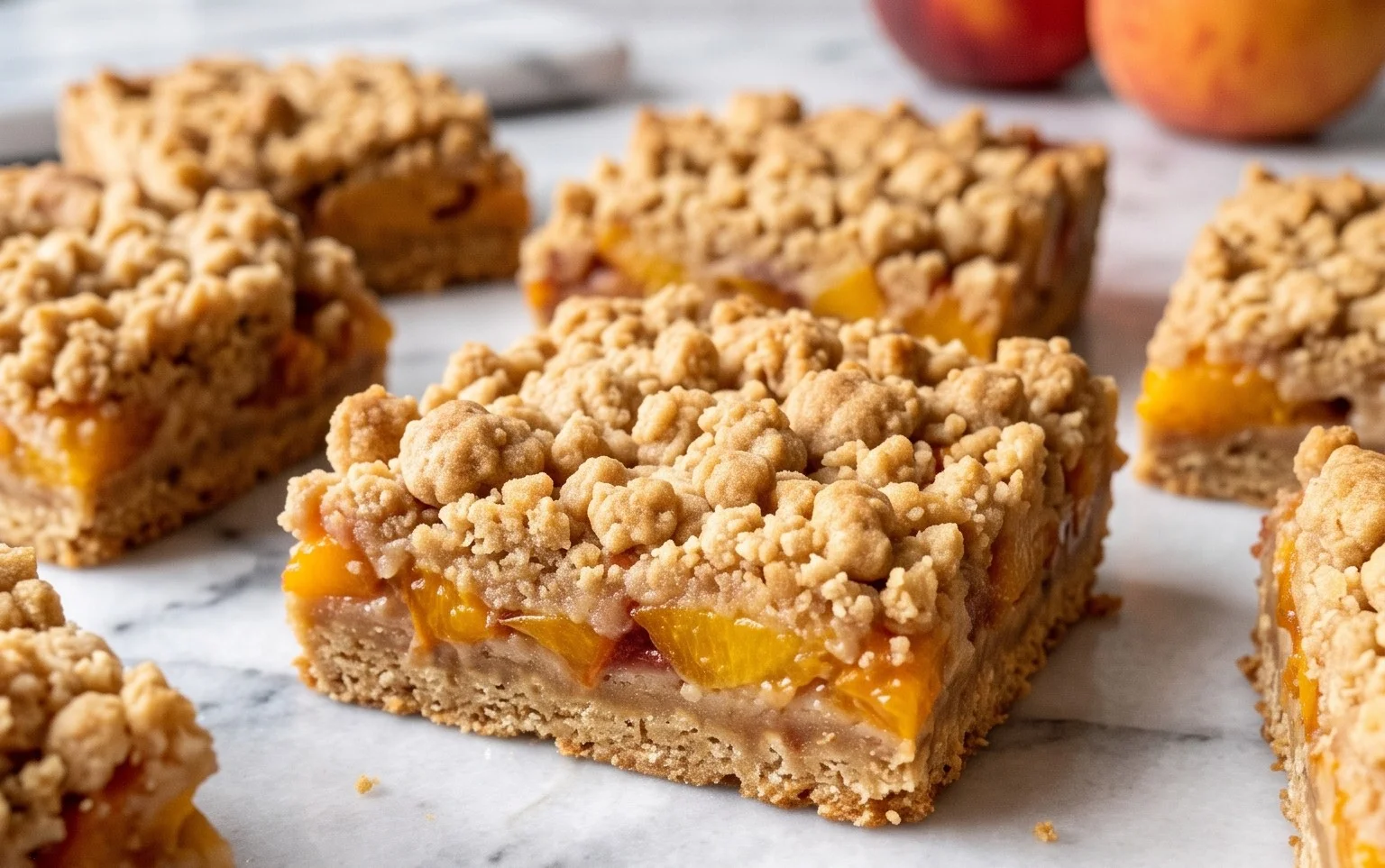 Fresh Peach Crum extractb Bars