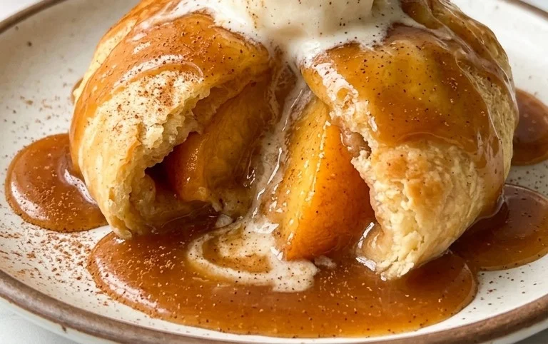 Peach Dumplings