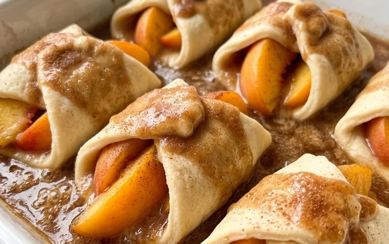 Peach Dumplings
