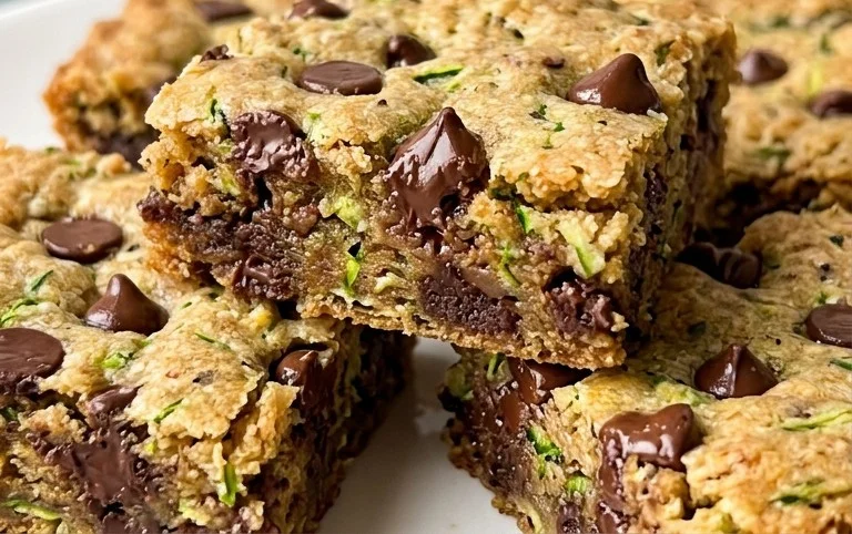 Chocolate Chip Zucchini Cookie Bars