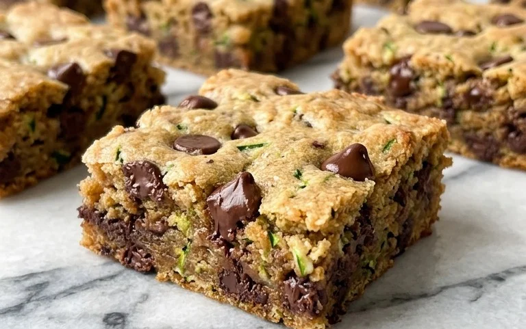 Chocolate Chip Zucchini Cookie Bars