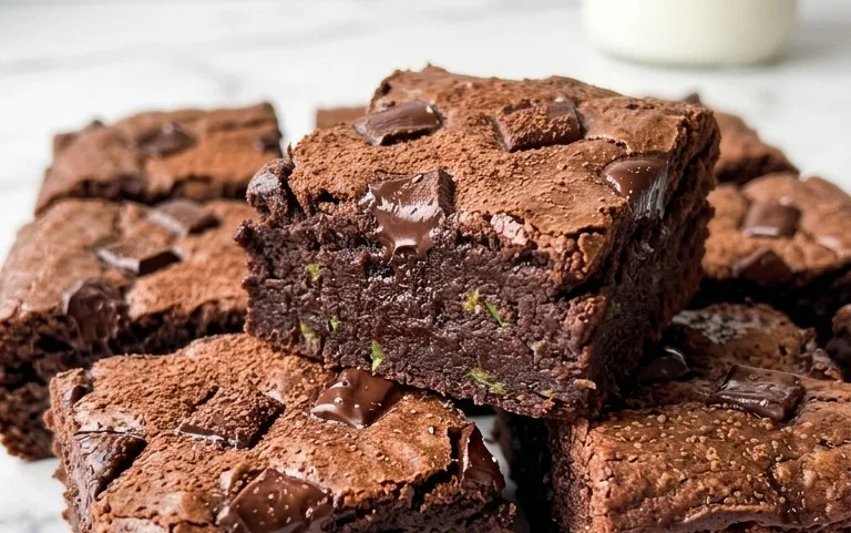 Secretly Healthy Zucchini Brownies