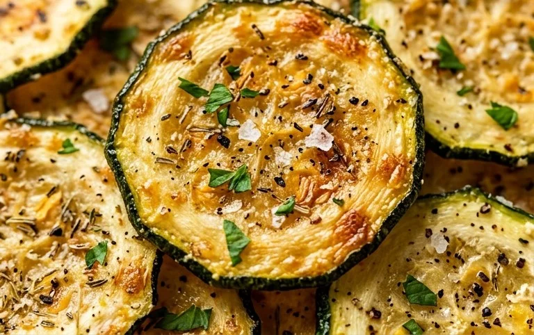 Crispy Baked Zucchini Chips