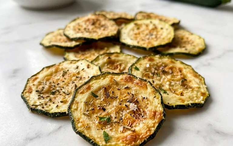 Crispy Baked Zucchini Chips