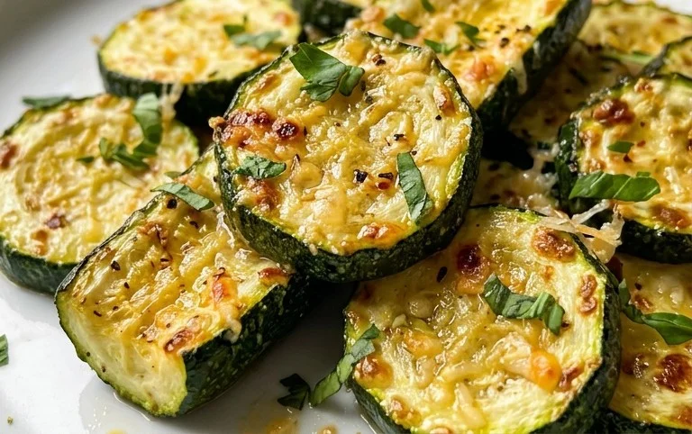 Oven Roasted Parmesan Zucchini 