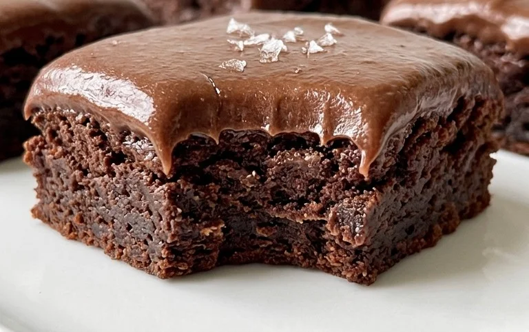 Zucchini Brownies with 1 minute Frosting!