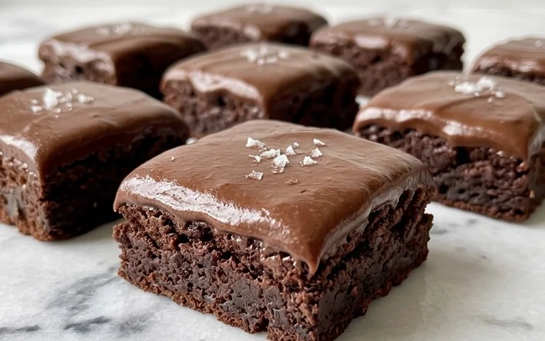 Zucchini Brownies with 1 minute Frosting!