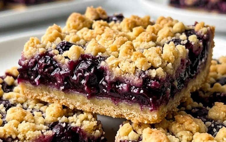 Easy Blueberry Pie Bars
