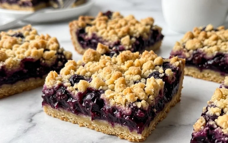 Easy Blueberry Pie Bars