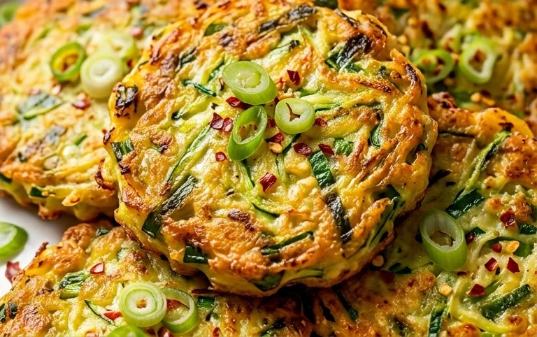 Quick & Easy Korean Zucchini Fritters (Hobak Jeon)