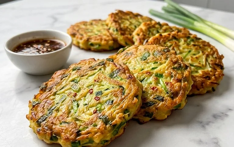 Quick & Easy Korean Zucchini Fritters (Hobak Jeon)